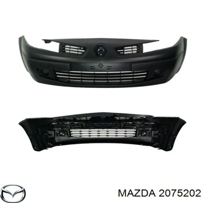  Передній бампер Mazda 626 4