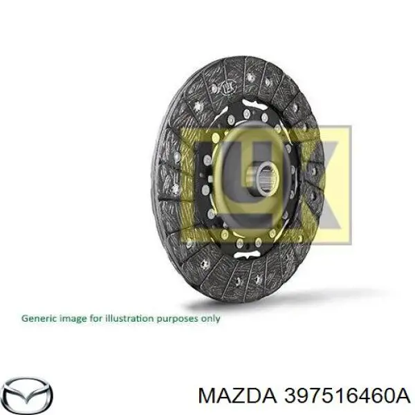 397516460A Mazda Диск зчеплення