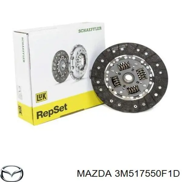 3M517550F1D Mazda диск зчеплення