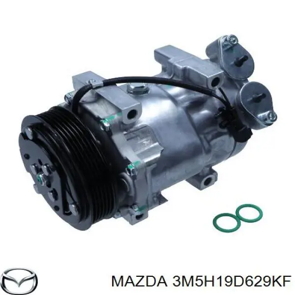 Компресор кондиціонера 3M5H19D629KF Mazda