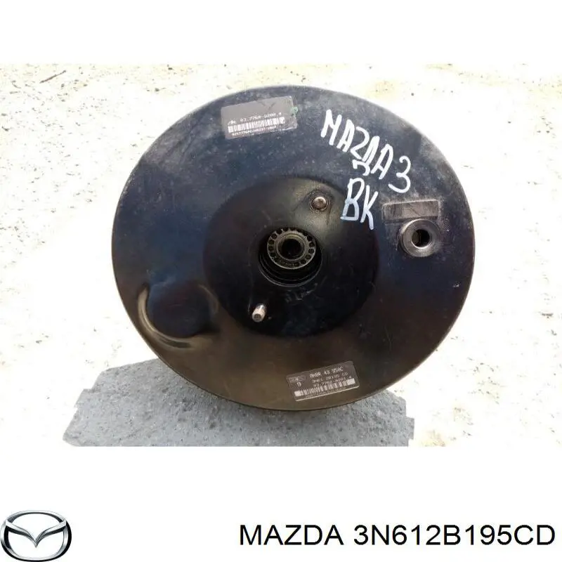 3N612B195CD Mazda підсилювач гальм вакуумний