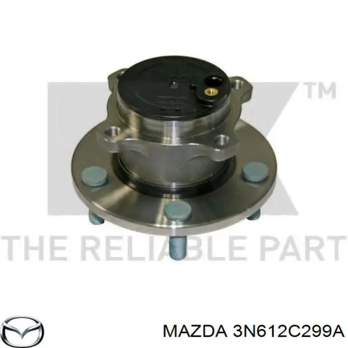 Маточини задніх коліс Mazda 3N612C299A ціна, від 54.71 USD