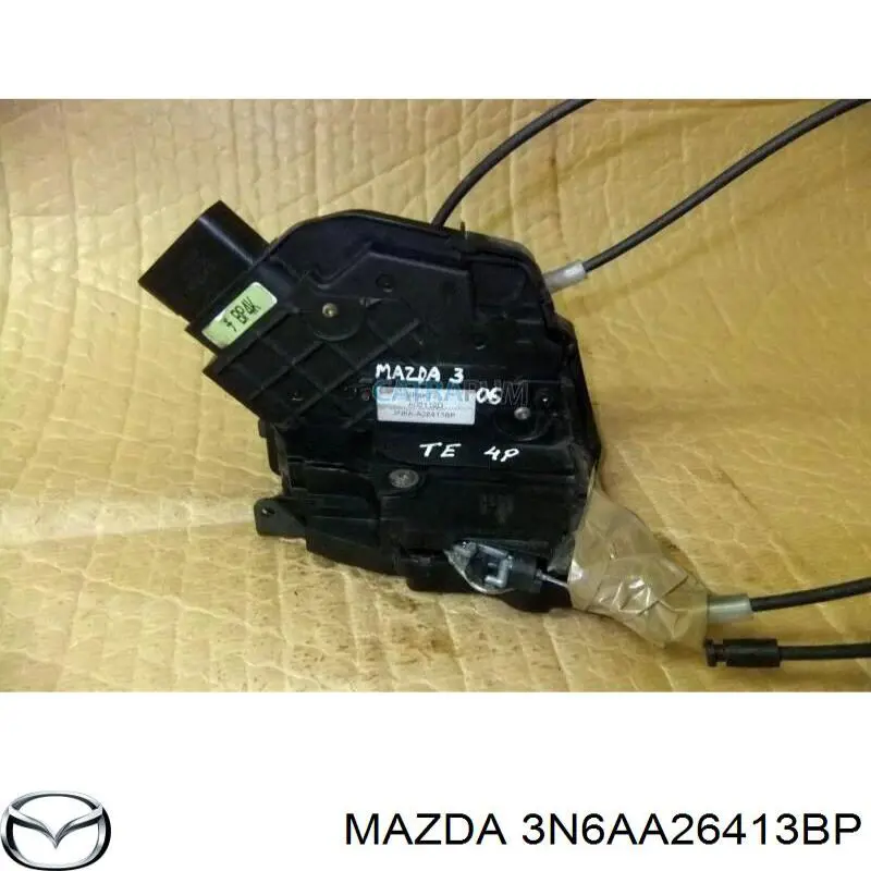 3N6AA26413BP Mazda Замок задніх дверей, лівих