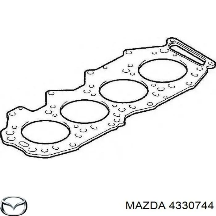 Прокладка головки блока циліндрів (ГБЦ) 4330744 Mazda