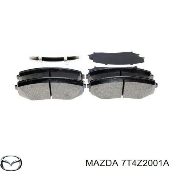 Купити 7T4Z2001A Mazda Колодки гальмівні передні, дискові