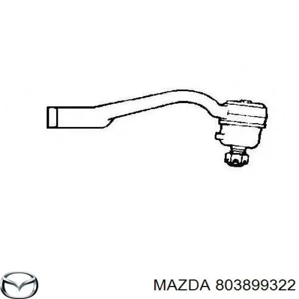 Накінечник рульової тяги, внутрішній Mazda 818 (Мазда 818)