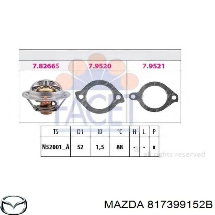  817399152B Mazda