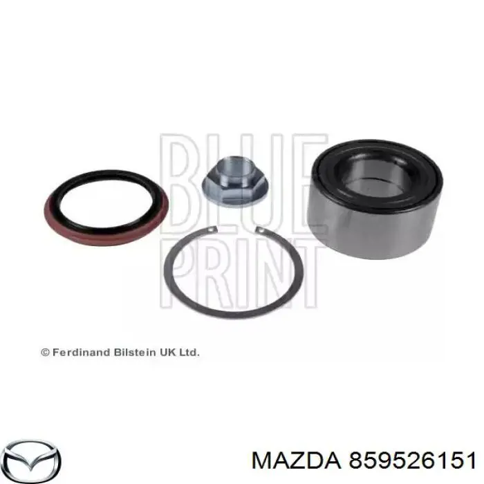 Підшипник маточини задньої 859526151 Mazda