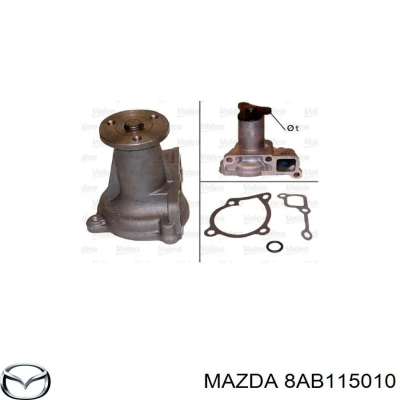 Помпа охолодження Mazda 8AB115010 ціна, від 16.87 USD