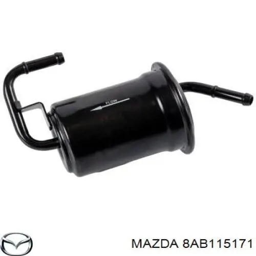 Купити 8AB115171 Mazda Термостат в корпусі