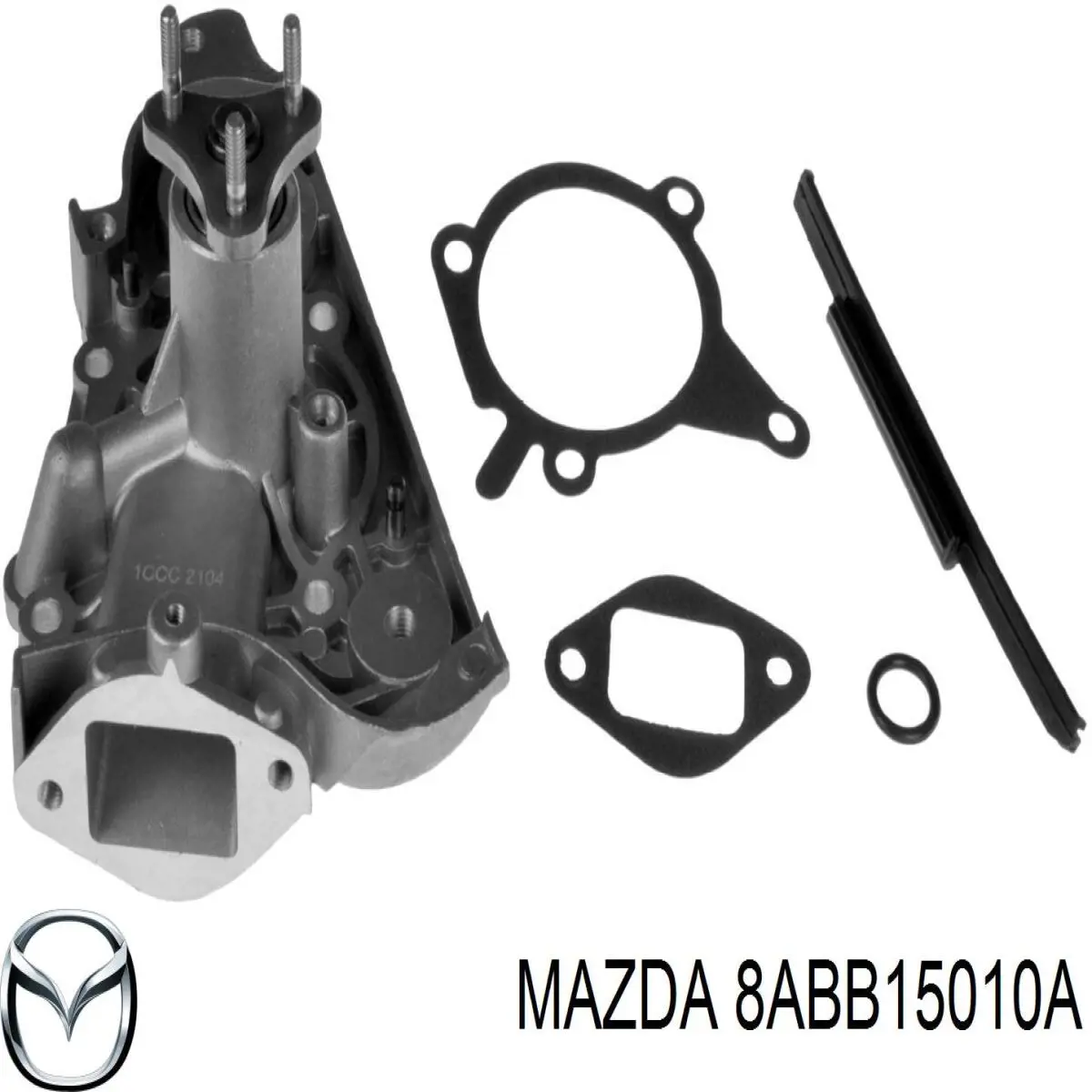 8ABB15010A Mazda помпа водяна, (насос охолодження)