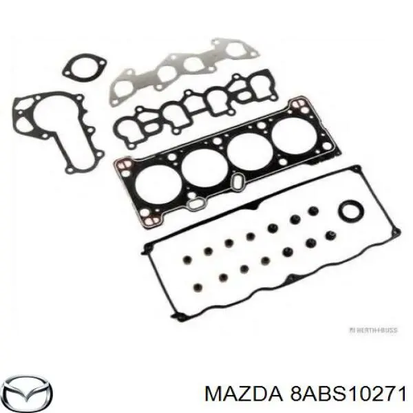 8CBJ10271 Mazda комплект прокладок двигуна, повний
