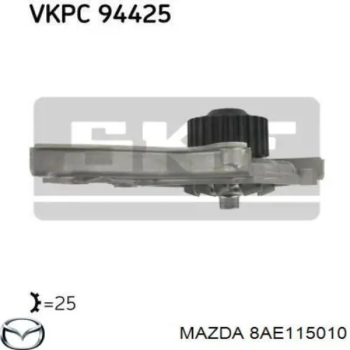 Помпа 8AE115010 Mazda