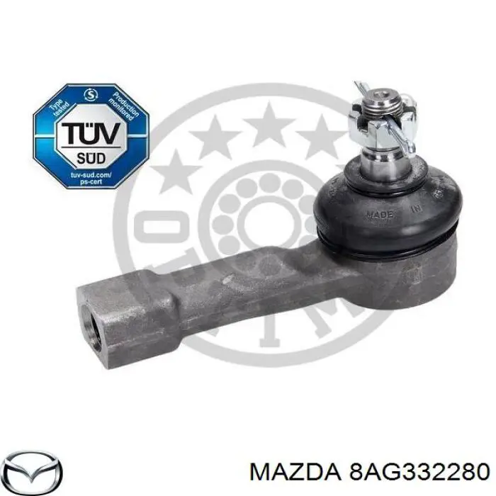 Накінечник рульової тяги, зовнішній Mazda 8AG332280