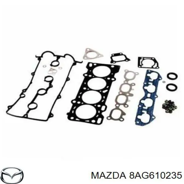 Комплект прокладок двигуна, верхній Mazda 626 3 (GV) (Мазда 626)