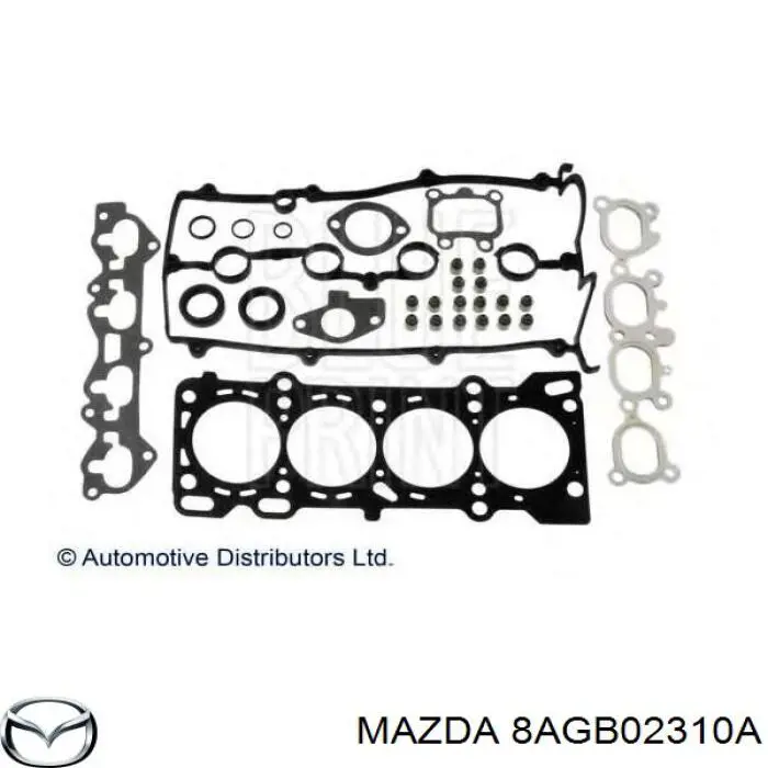 Комплект прокладок двигуна, верхній Mazda 8AGB02310A ціна, від 105.56 USD