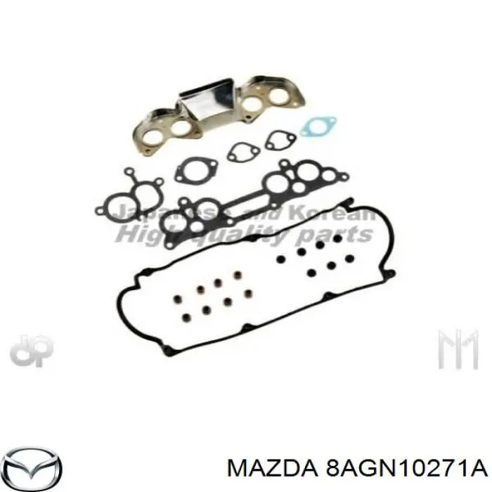 Комплект прокладок двигуна, повний Mazda 8AGN10271A ціна, від 59.85 USD