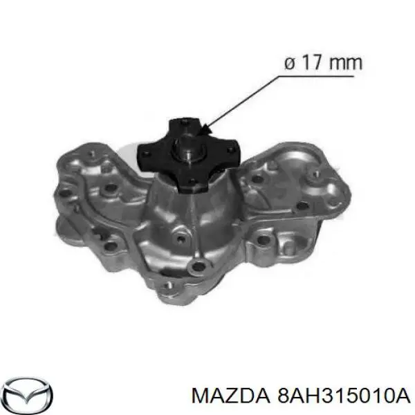 Купити 8AH315010A Mazda Насос охолоджуючої рідини