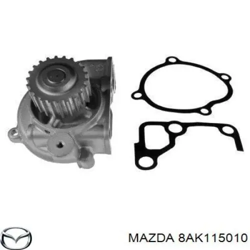 Помпа охолодження Mazda 8AK115010 ціна, від 32.08 USD