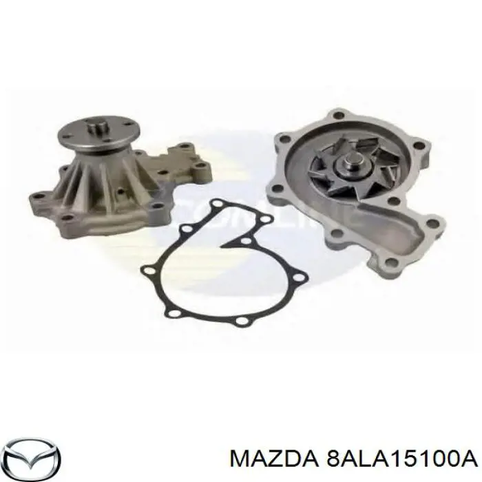 8ALA15100A Mazda помпа водяна, (насос охолодження)