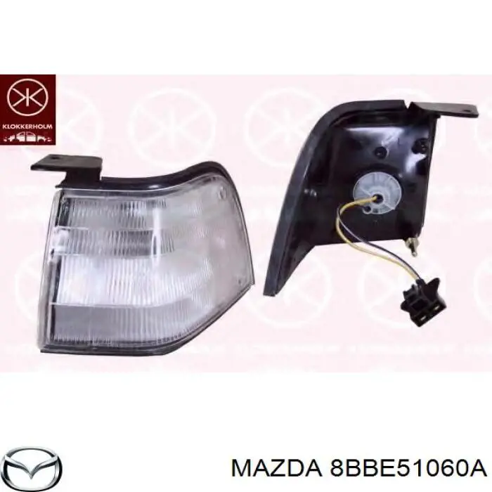 Габарит-покажчик повороту, правий Mazda 323 3 (BF) (Мазда 323)