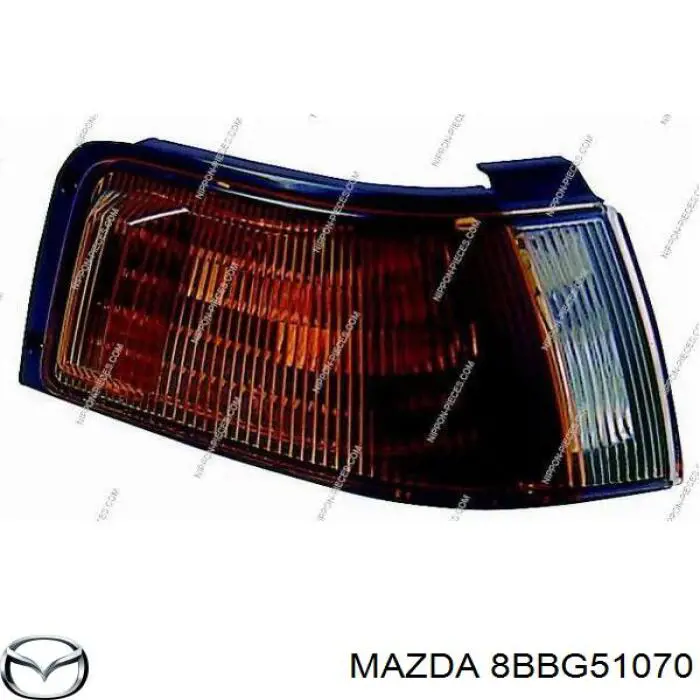 Показник повороту, лівий Mazda 8BBG51070 ціна, від 26.71 USD