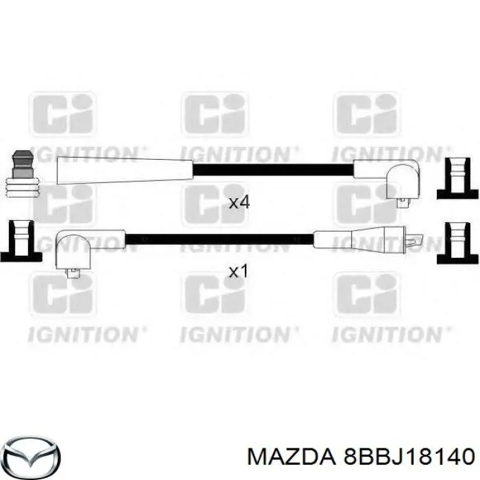 Дріт високовольтні, комплект 8BBJ18140 Mazda