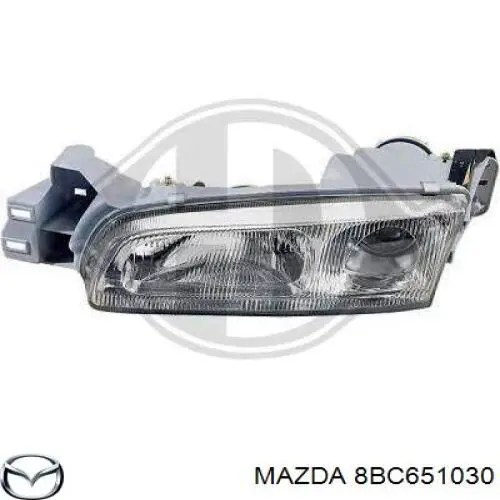 Основна фара - вставка Mazda 8BC651030 ціна, від 33.98 USD