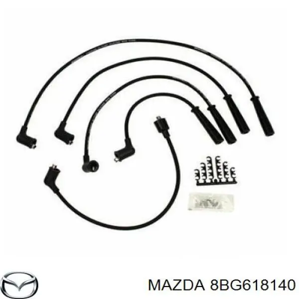 8BG618140 Mazda Проводи високовольтні