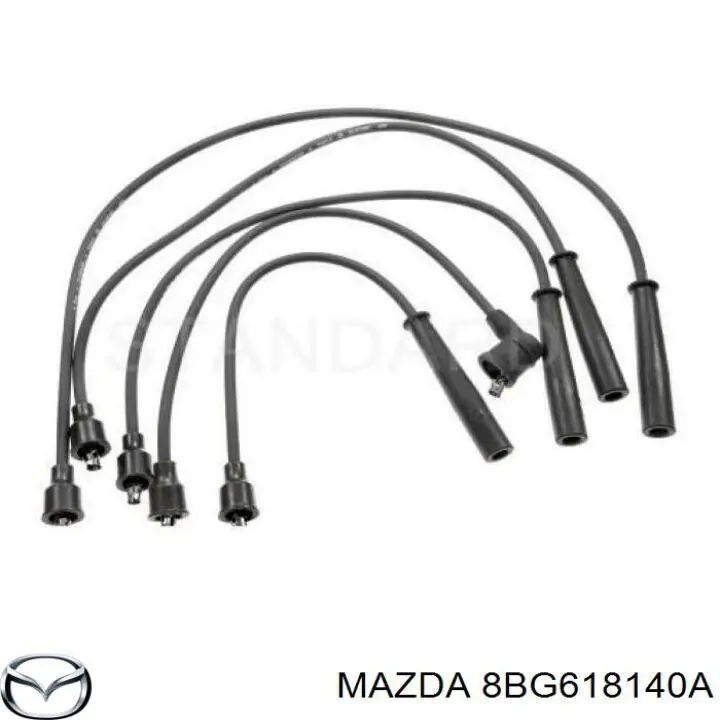 Дроти запалювання Mazda 8BH818140A ціна, від 13.27 USD