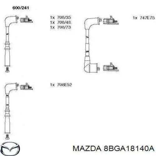 8BGA18140A Mazda Проводи високовольтні