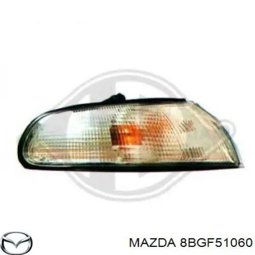 Правий покажчик повороту - лампа Mazda 8BGF51060 ціна, від 12.78 USD