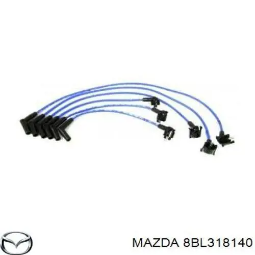 Дріт високовольтні, комплект JF0118140L Mazda