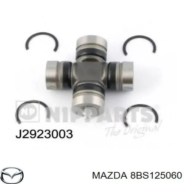 Хрестовина карданного валу Mazda 8BS125060 ціна, від 11.25 USD
