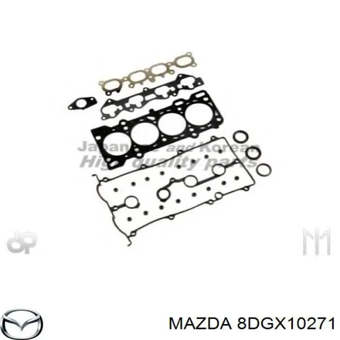 8DGX10271 Mazda Набір прокладок двигуна