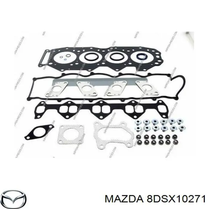 Комплект прокладок двигуна, верхній Mazda 8DSX10271 ціна, від 116.89 USD