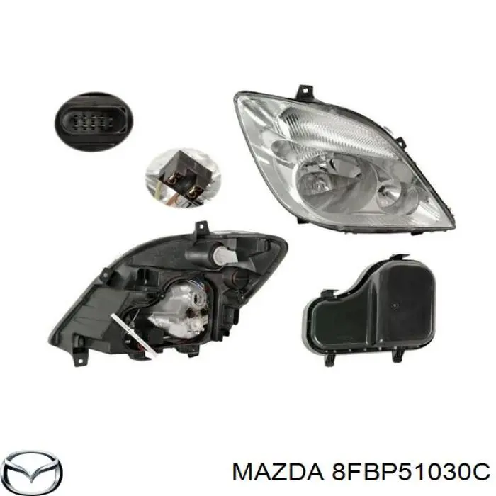 Фара передня права Mazda BC6B510K0C