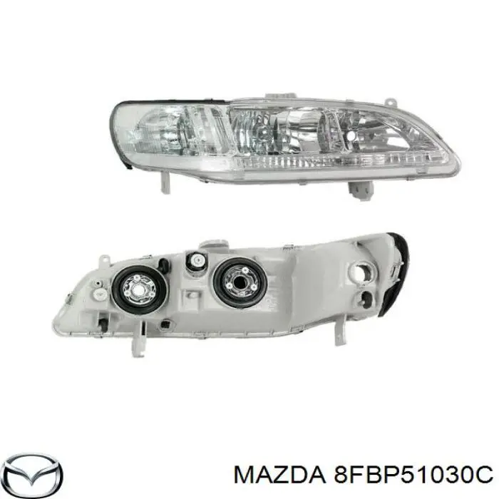 BC6B510K0C Mazda Основна фара - вставка