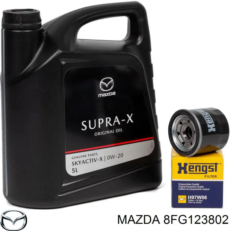 Масляний фільтр двигуна Mazda 8FG123802 ціна, від 6.19 USD
