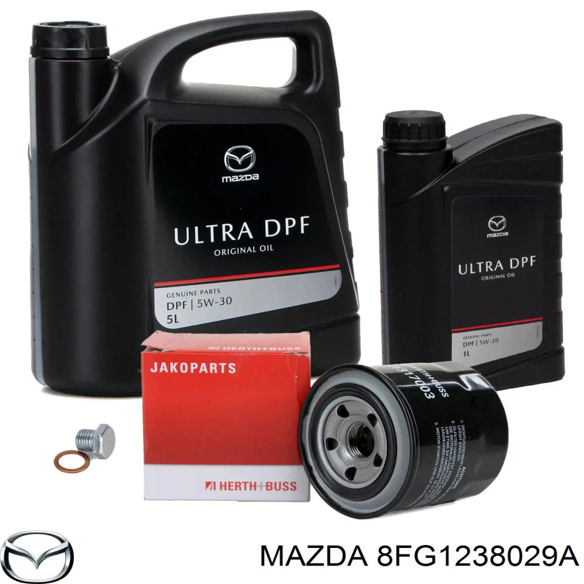 Масляний фільтр двигуна Mazda 8FG1238029A ціна, від 6.15 USD