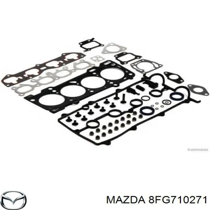 Комплект прокладок двигуна, повний Mazda 8FG710271 ціна, від 146.30 USD