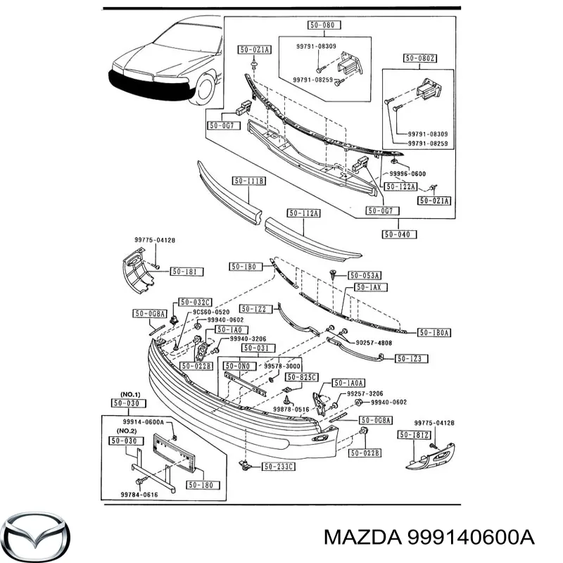  999140600A Mazda