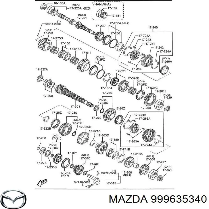  999635340 Mazda