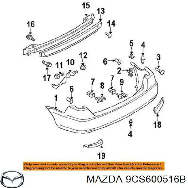 9CS600516B Mazda 