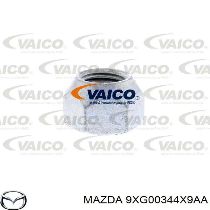 Гайка колісна 9XG00344X9AA Mazda