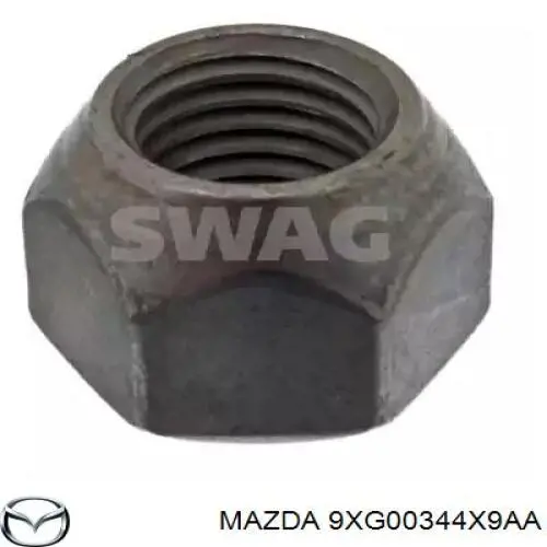 Колісні гайки 9XG00344X9AA Mazda