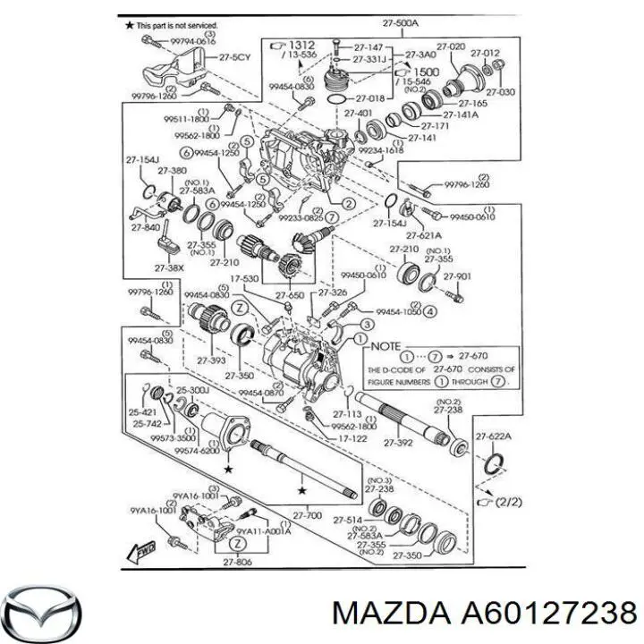 Сальник піввісі переднього моста, лівої Mazda A60127238 ціна, від 14.82 USD