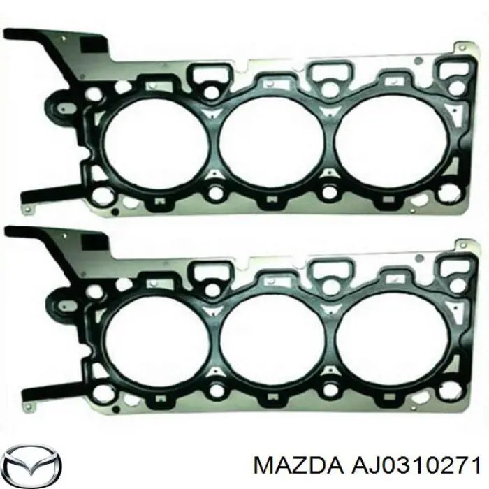 Прокладка головки блока циліндрів (ГБЦ), права Mazda AJ0310271 ціна, від 57.75 USD