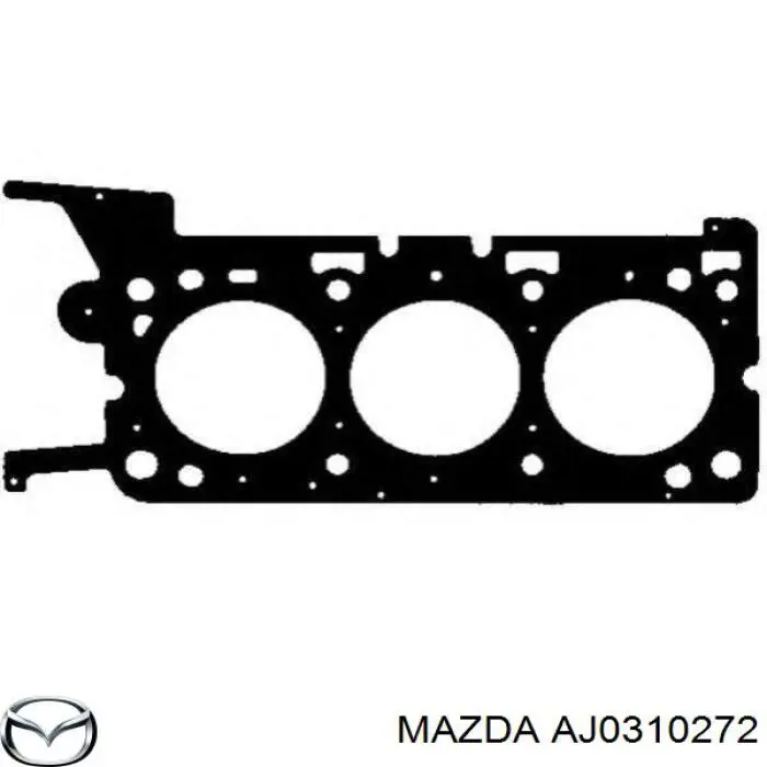 Прокладка головки блока циліндрів (ГБЦ), ліва Ford Mondeo 3 (BWY) (Форд Мондео)