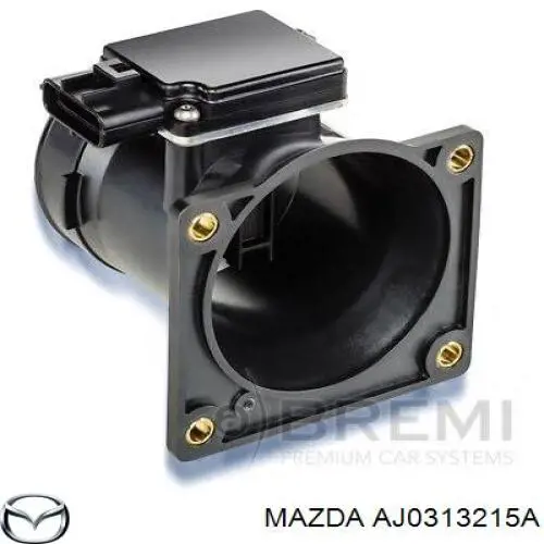 AJ0313215A Mazda датчик потоку (витрати повітря, витратомір MAF - (Mass Airflow))